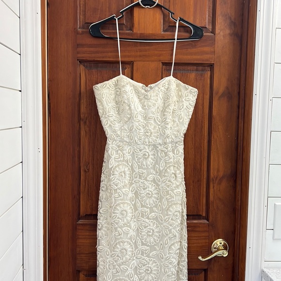 NWT Jcrew, strapless beaded wedding dress - Picture 1 of 11